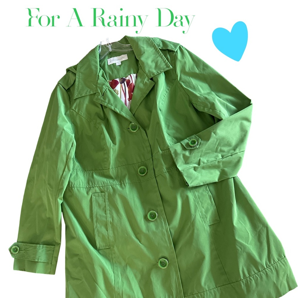 Relativity Rain Coat, Size XL (12-14) NWOT